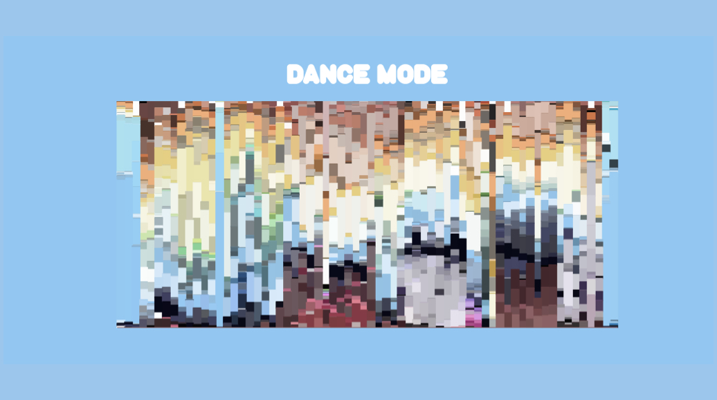 A study of colour composition in the Bluey episode of Dance Mode