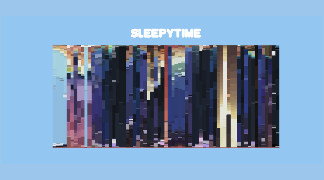 A study of colour composition in the Bluey episode of Sleepytime