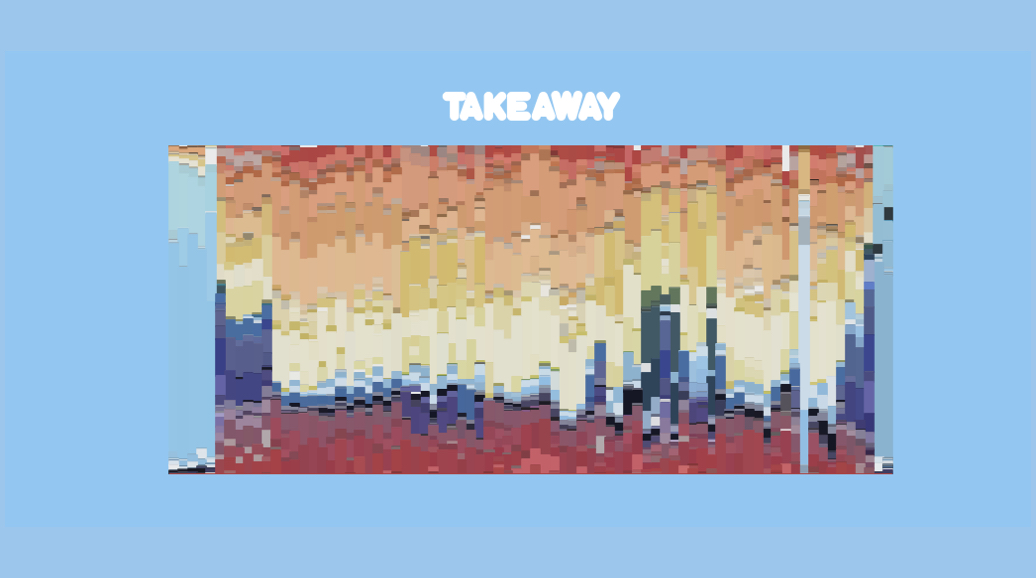 A study of colour composition in the Bluey episode of Takeaway