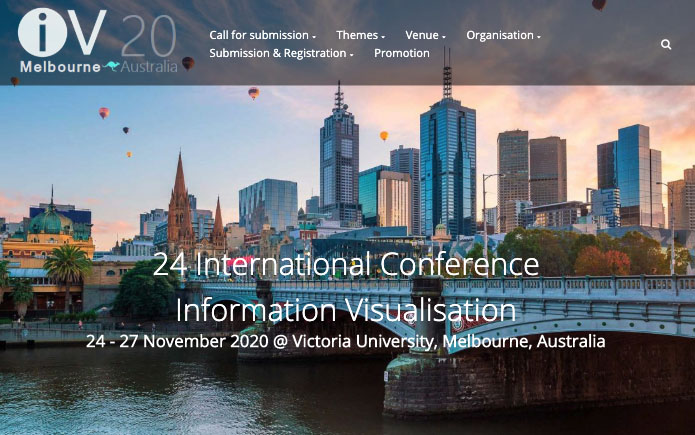 Information Visualisation conference website screenshot