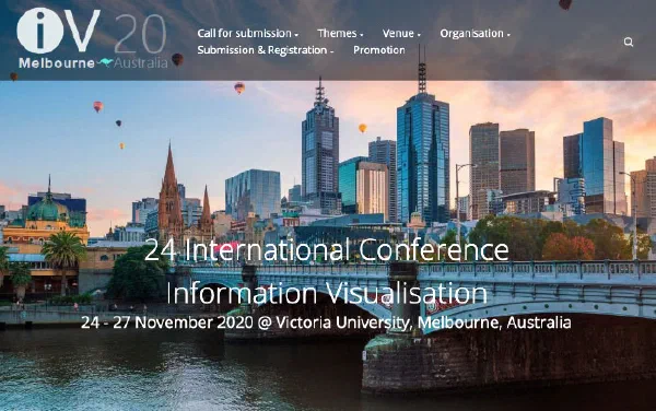 Information Visualisation conference website screenshot